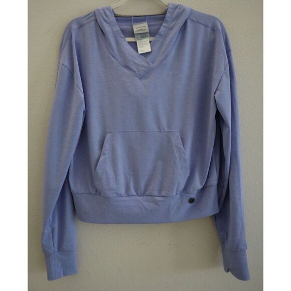 prAna 1968261 Women's Sz Small Purple Heather Cropped Eileen Swim